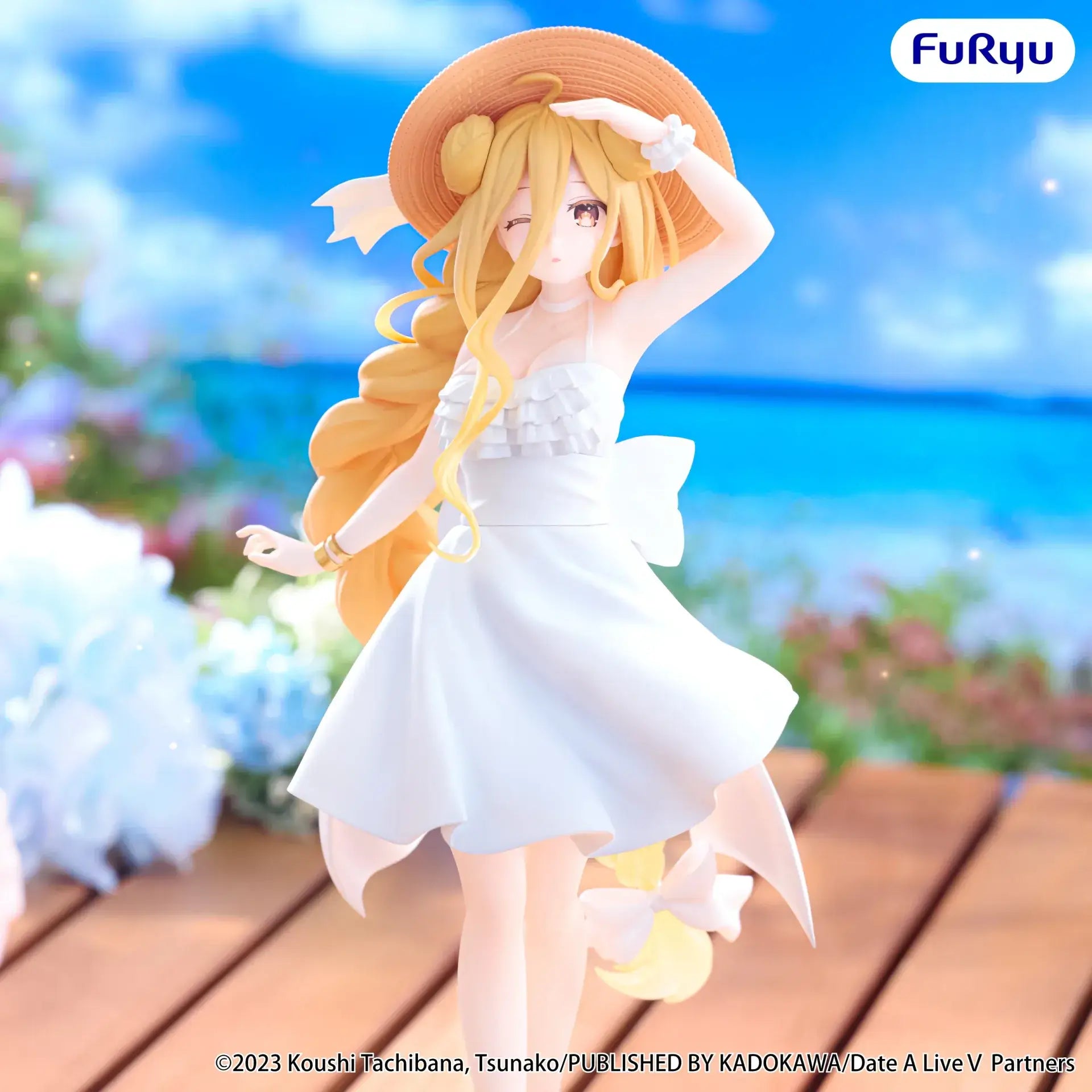 Date A Live Summer Dress PVC Figure Mukuro Hoshimiya 20 cm - AniMuchuu