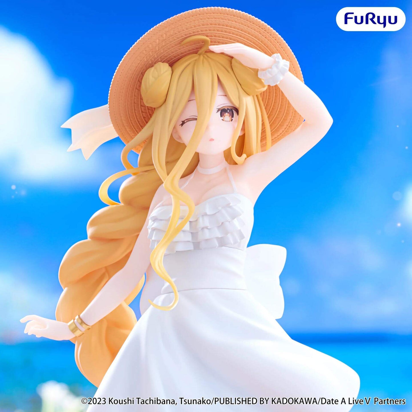 Date A Live Summer Dress PVC Figure Mukuro Hoshimiya 20 cm - AniMuchuu