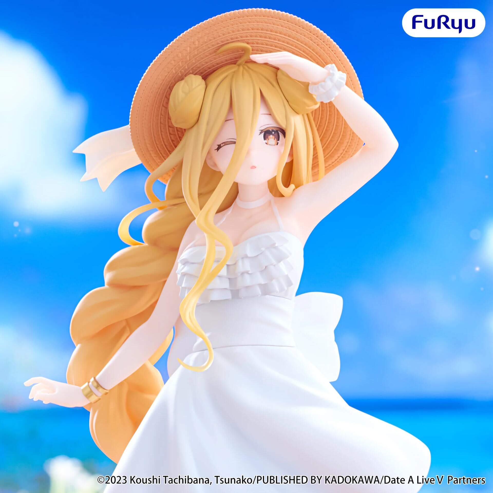 Date A Live Summer Dress PVC Figure Mukuro Hoshimiya 20 cm - AniMuchuu