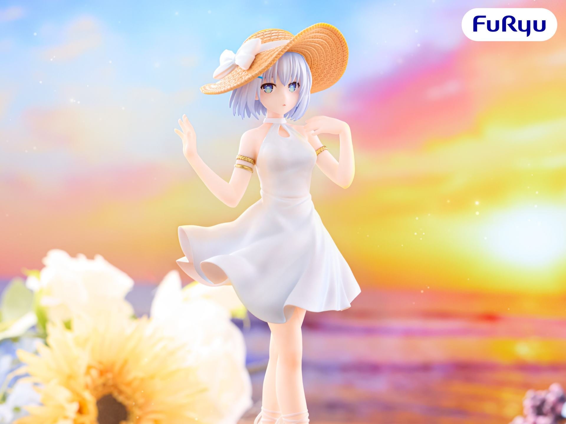 Date A Live PVC Statue Tobiichi Origami Summer Dress 20 cm - AniMuchuu