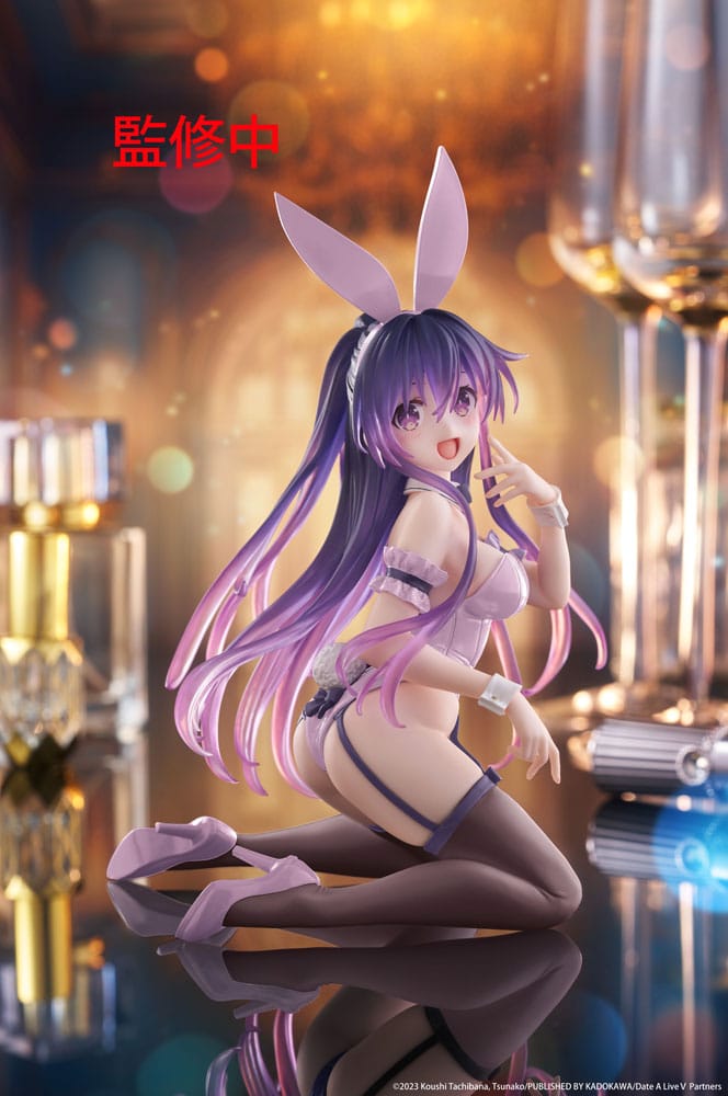 Date A Live PVC Statue Desktop Cute Figure Tohka Yatogami Bunny Ver. 13 cm