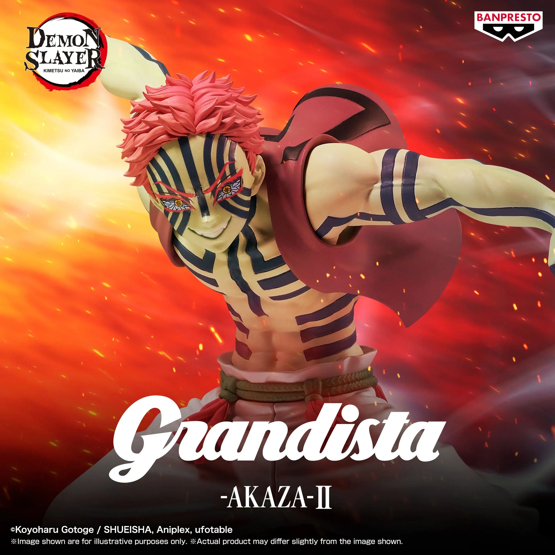 Demon Slayer Grandista PVC Statue Akaza 23 cm - AniMuchuu