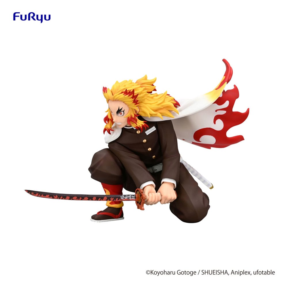 Demon Slayer Noodle Stopper PVC Statue Rengoku Kyojuro Battle 10 cm