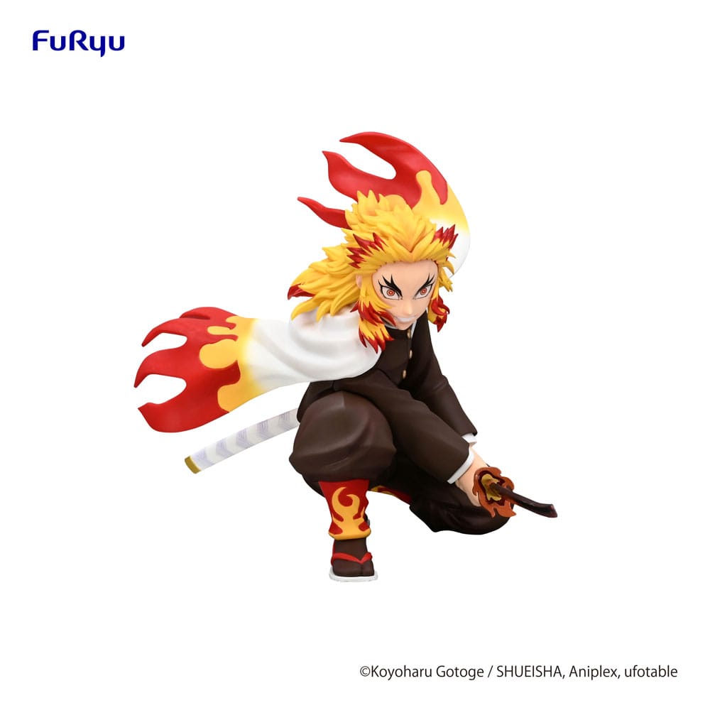 Demon Slayer Noodle Stopper PVC Statue Rengoku Kyojuro Battle 10 cm