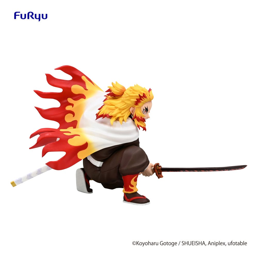 Demon Slayer Noodle Stopper PVC Statue Rengoku Kyojuro Battle 10 cm