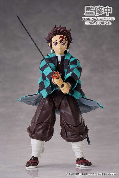 Demon Slayer BUZZmod Action Figure 1/12 Tanjiro Kamado Ver. 2 14 cm - AniMuchuu