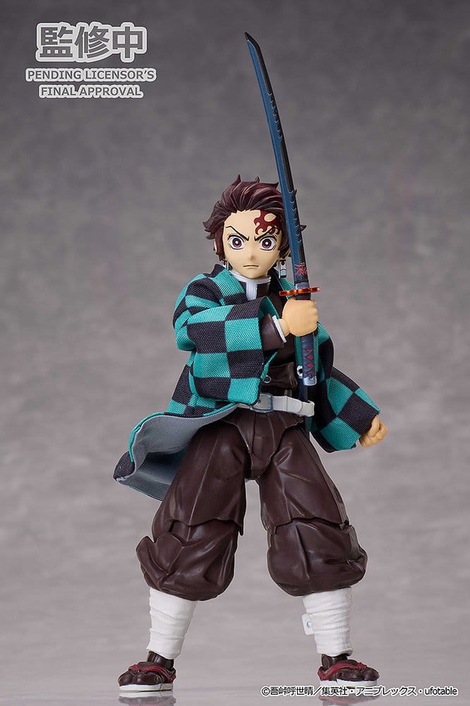 Demon Slayer BUZZmod Action Figure 1/12 Tanjiro Kamado Ver. 2 14 cm - AniMuchuu