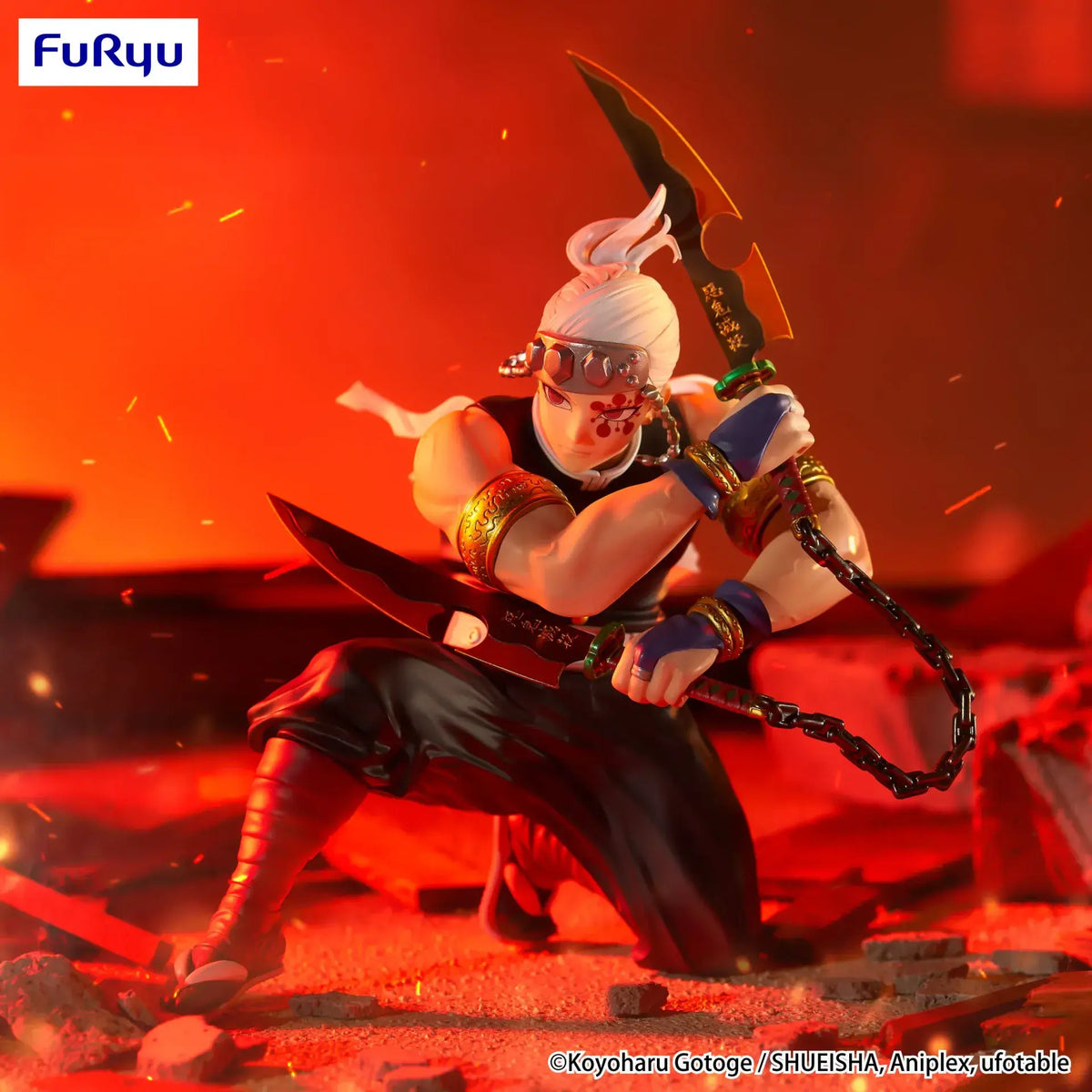 Demon Slayer Noodle Stopper PVC Figure Tengen Uzui 15 cm - AniMuchuu