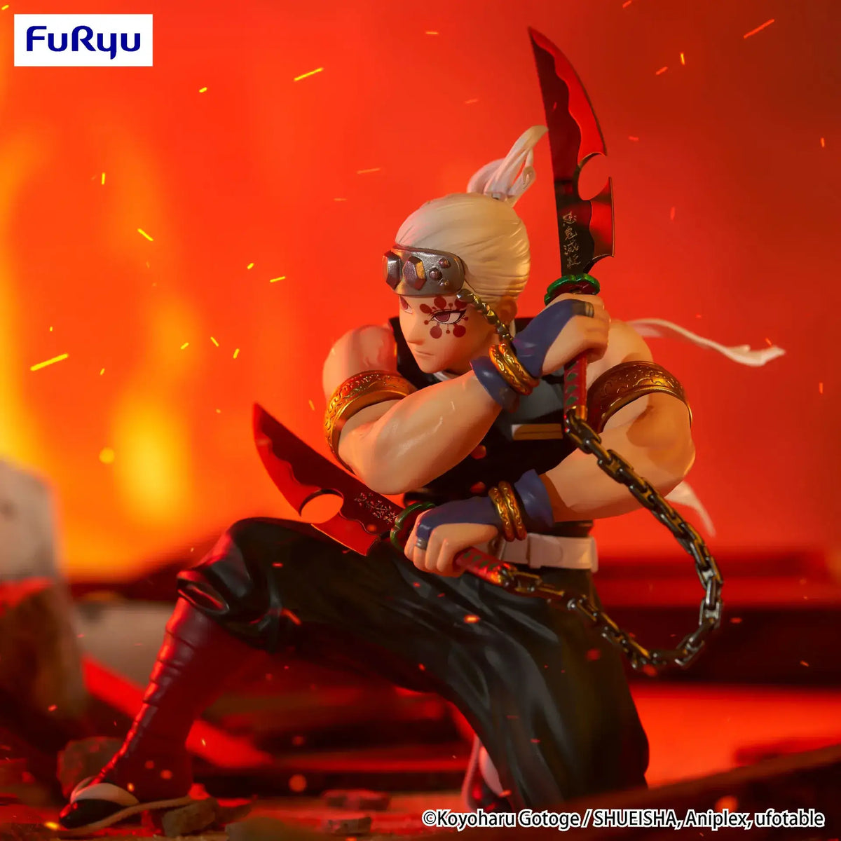 Demon Slayer Noodle Stopper PVC Figure Tengen Uzui 15 cm - AniMuchuu