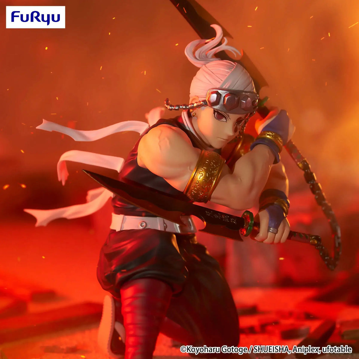 Demon Slayer Noodle Stopper PVC Figure Tengen Uzui 15 cm - AniMuchuu
