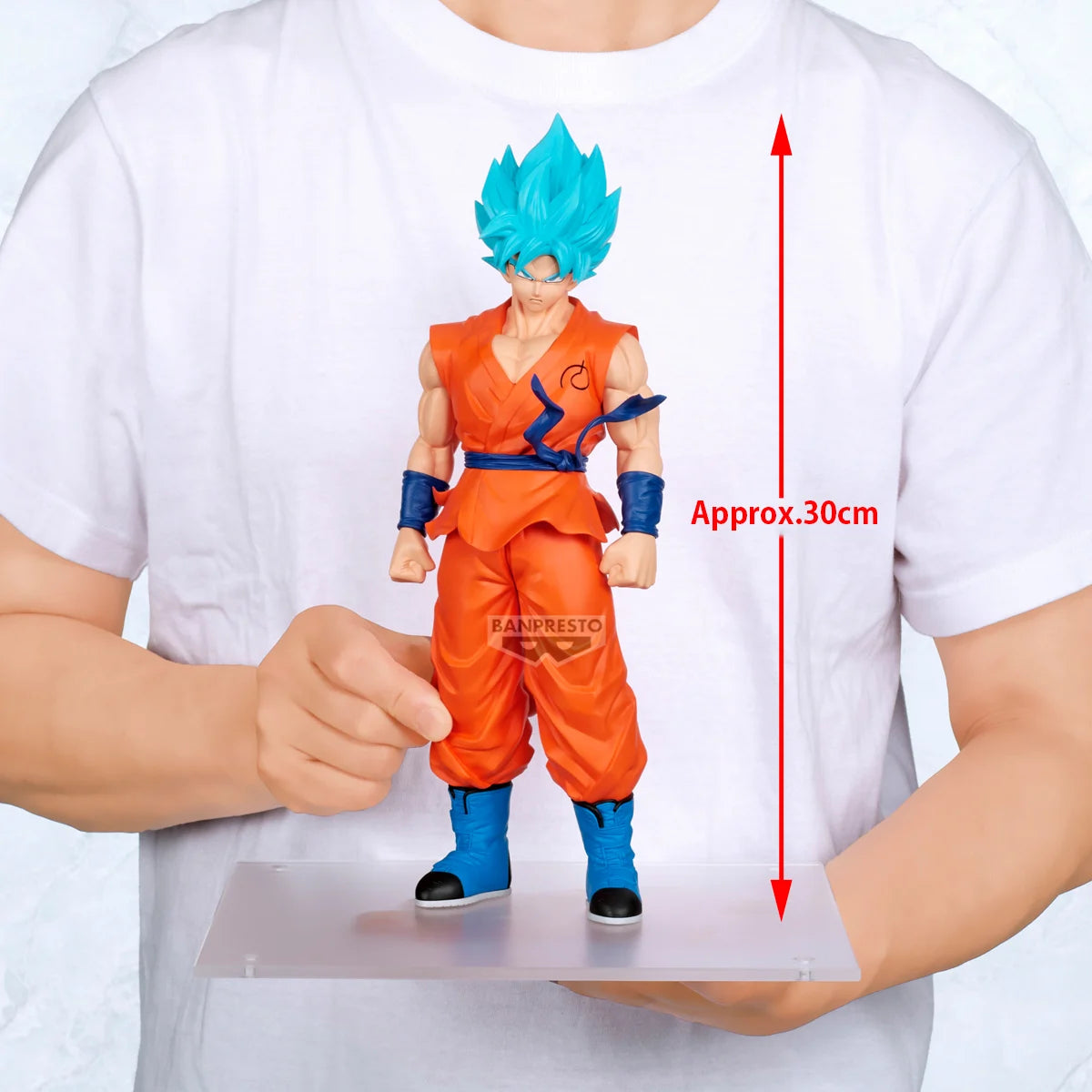 Dragon Ball Super Beerus Grandista PVC Figure Son Goku: SSGSS 30 cm - AniMuchuu
