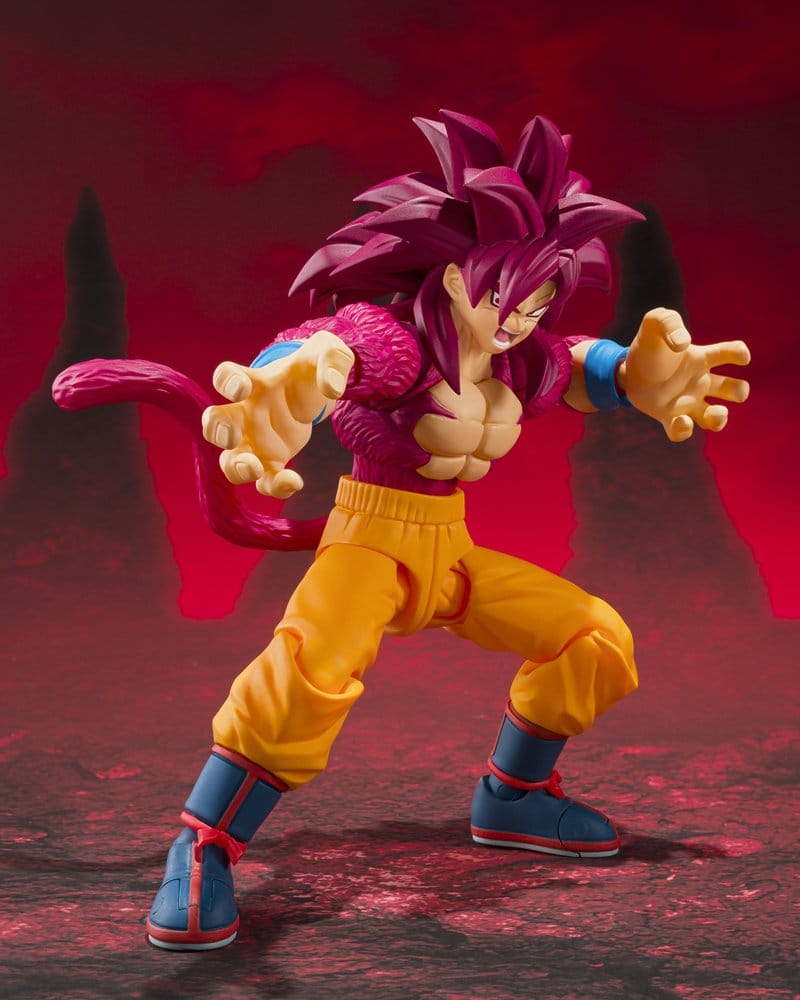 Dragon Ball S.H. Figuarts Action Figure Super Saiyan 4 Son Goku 15 cm - AniMuchuu