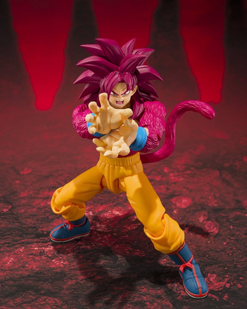 Dragon Ball S.H. Figuarts Action Figure Super Saiyan 4 Son Goku 15 cm - AniMuchuu