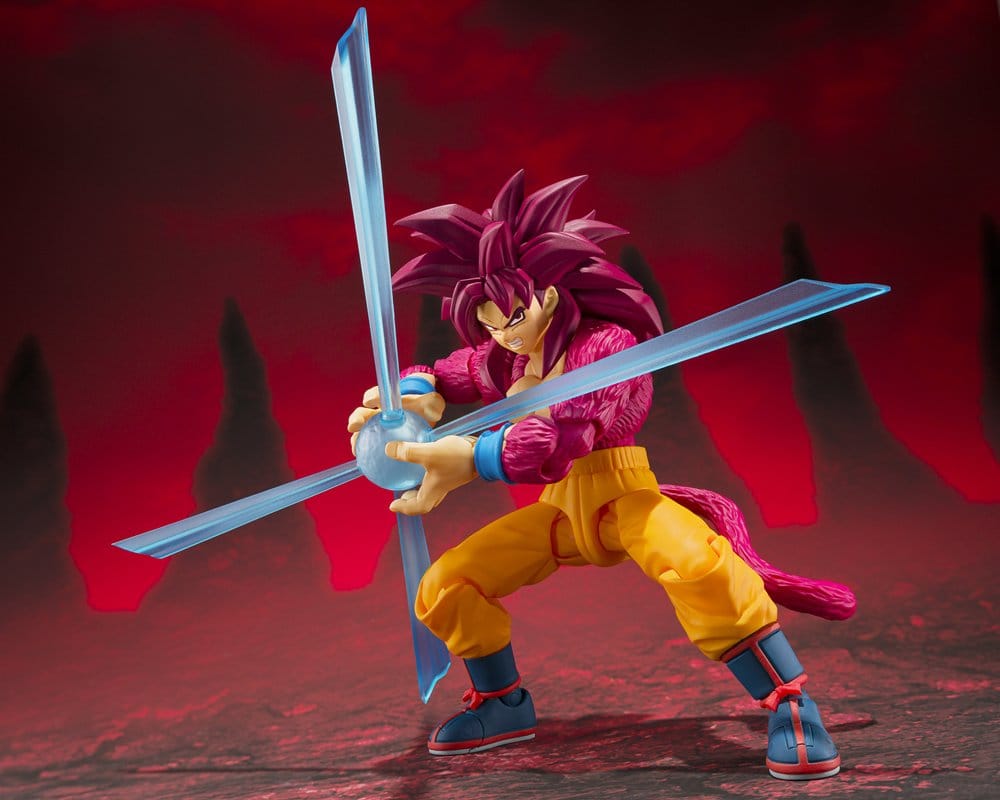 Dragon Ball S.H. Figuarts Action Figure Super Saiyan 4 Son Goku 15 cm - AniMuchuu