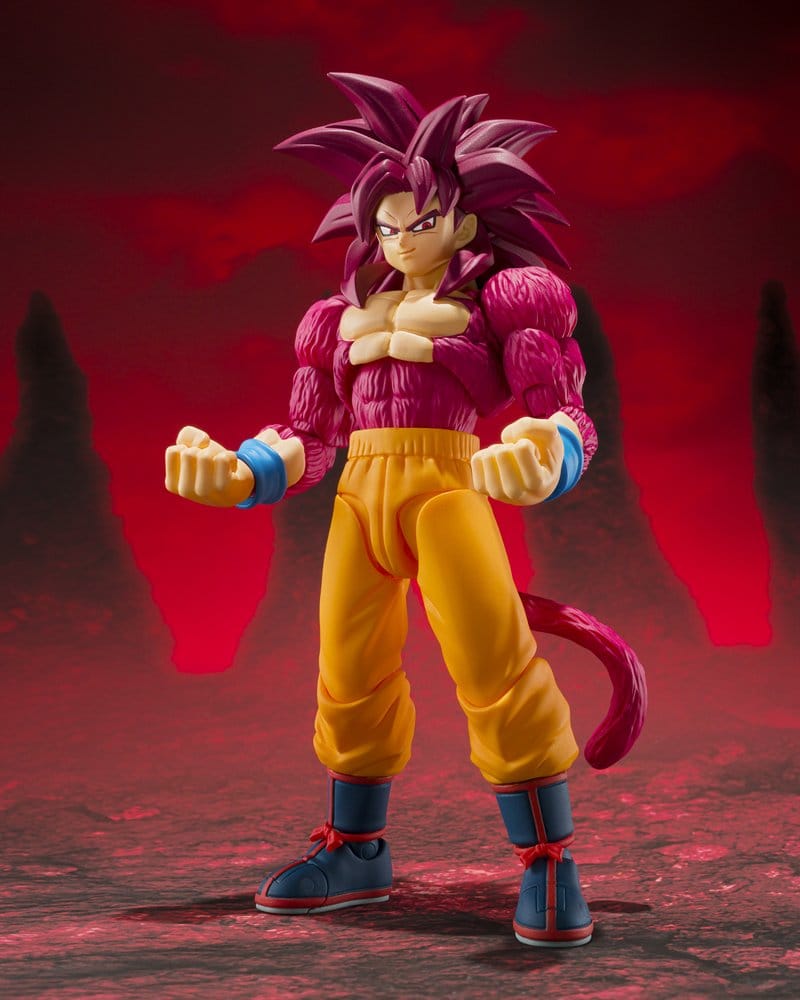 Dragon Ball S.H. Figuarts Action Figure Super Saiyan 4 Son Goku 15 cm - AniMuchuu