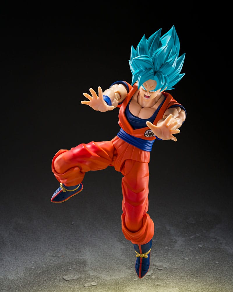 Dragon Ball Super S.H.Figuarts Action Figure SSG Son Goku: Blue Power 15 cm - AniMuchuu