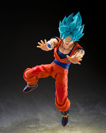 Dragon Ball Super S.H.Figuarts Action Figure SSG Son Goku: Blue Power 15 cm - AniMuchuu