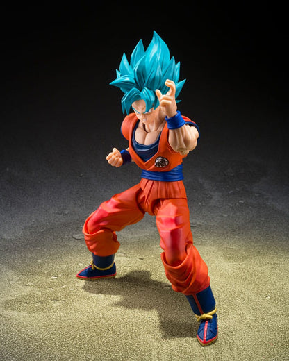 Dragon Ball Super S.H.Figuarts Action Figure SSG Son Goku: Blue Power 15 cm - AniMuchuu