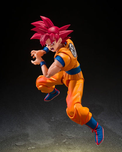 Dragon Ball Super S.H.Figuarts Action Figure SSG Son Goku: God Aura 15 cm - AniMuchuu