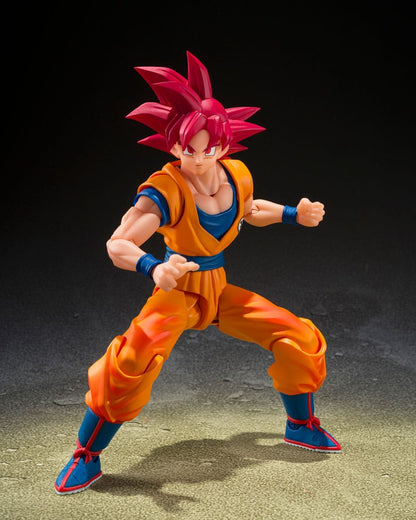 Dragon Ball Super S.H.Figuarts Action Figure SSG Son Goku: God Aura 15 cm - AniMuchuu