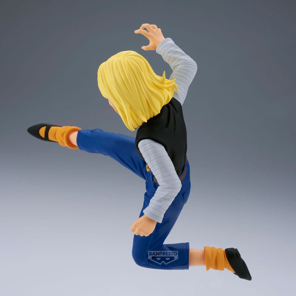 Dragon Ball Z Match Makers PVC Statue Android 18 11 cm and Mr. Satan 8 cm - AniMuchuu