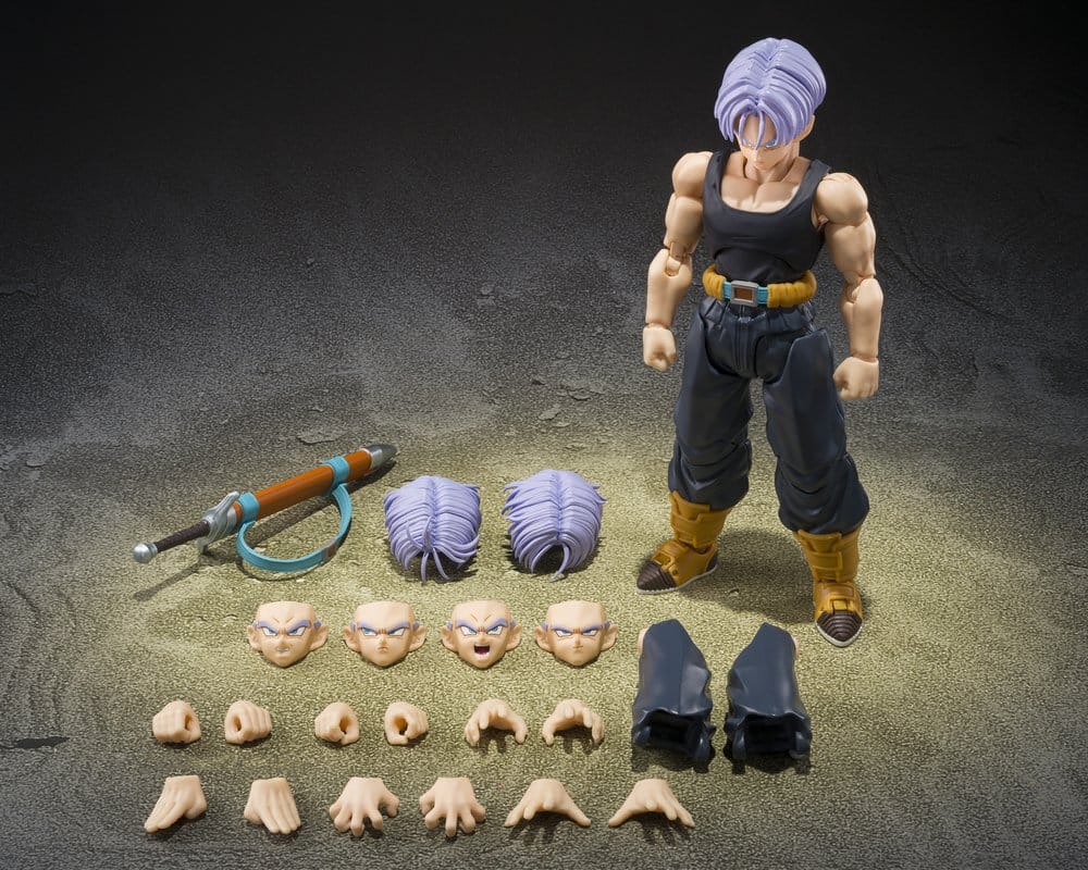 Dragon Ball Z S.H. Figuarts Action Figure Trunks 14 cm + Bonus - AniMuchuu