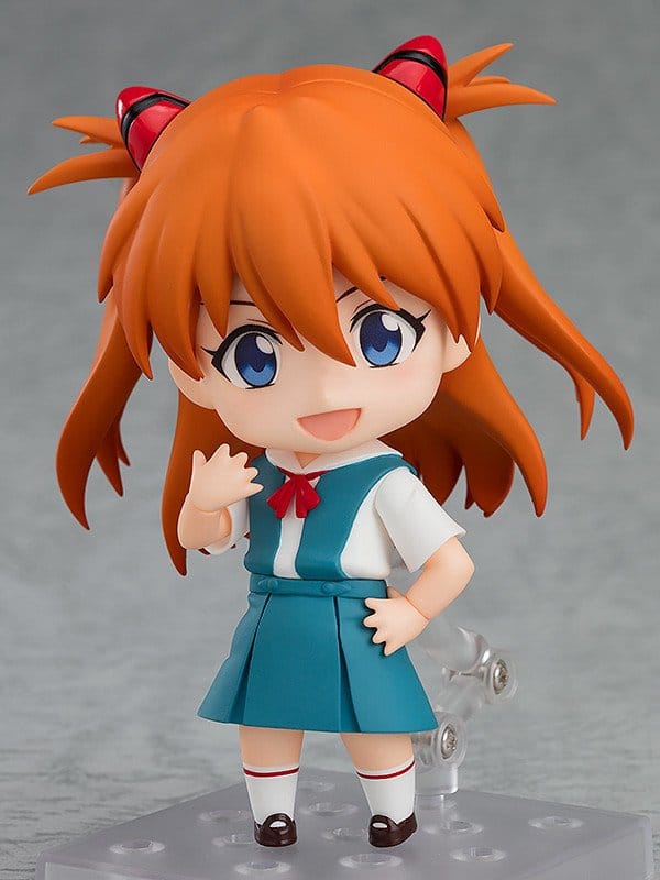 Rebuild of Evangelion Nendoroid Action Figure Asuka Langley: School 10 cm - AniMuchuu