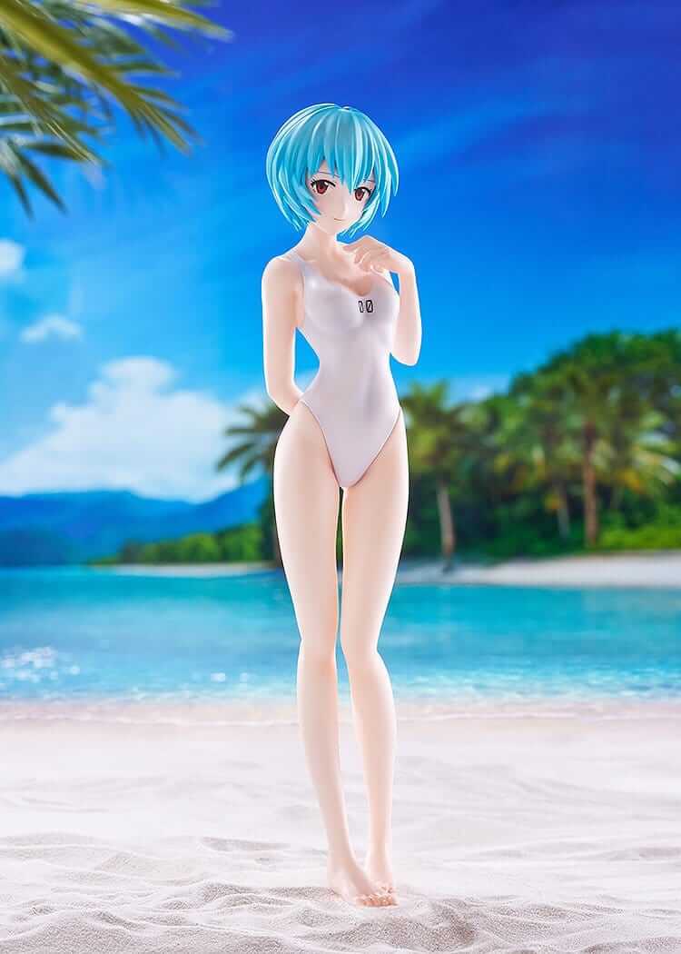 Rebuild of Evangelion Pop Up Parade L Beach Queens PVC Statue Rei Ayanami 22 cm - AniMuchuu
