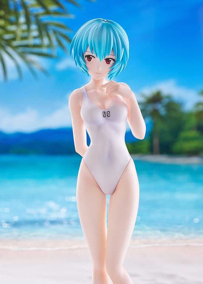 Rebuild of Evangelion Pop Up Parade L Beach Queens PVC Statue Rei Ayanami 22 cm - AniMuchuu
