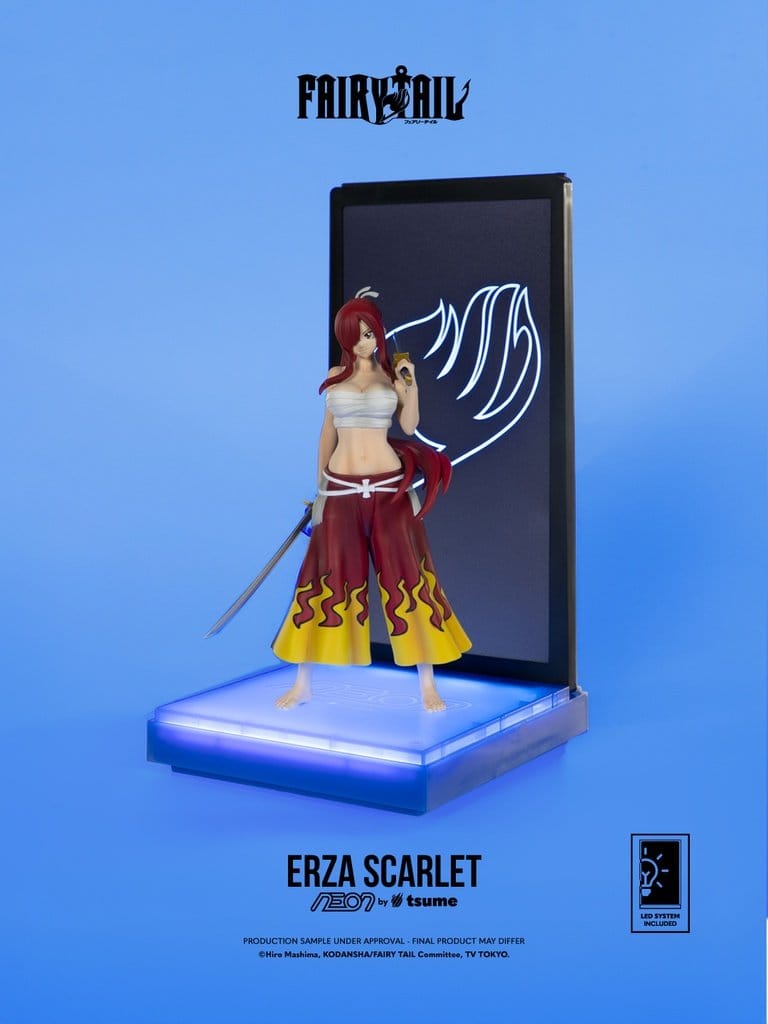 Fairy Tail Neon Figure 1/9 Erza Scarlet 25 cm - AniMuchuu