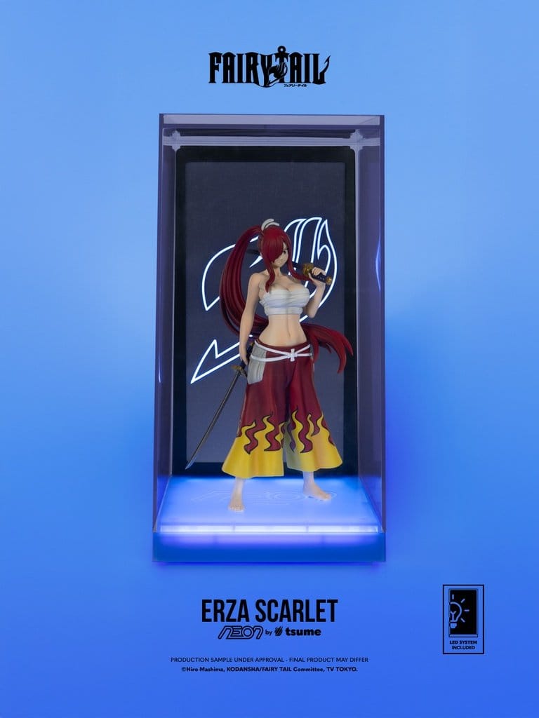 Fairy Tail Neon Figure 1/9 Erza Scarlet 25 cm - AniMuchuu