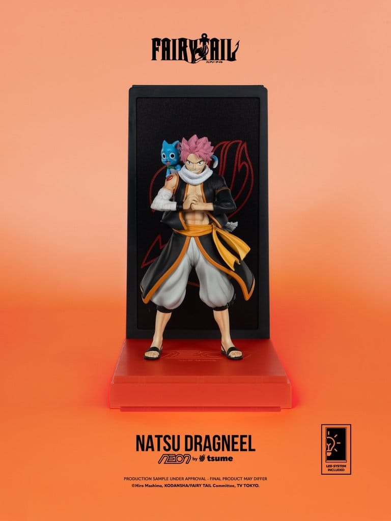 Fairy Tail Neon Figure 1/9 Natsu Dragneel 25 cm - AniMuchuu
