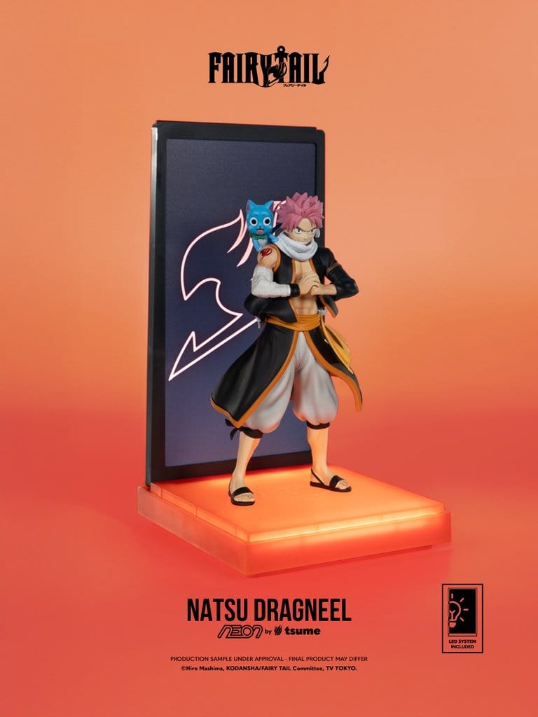 Fairy Tail Neon Figure 1/9 Natsu Dragneel 25 cm - AniMuchuu