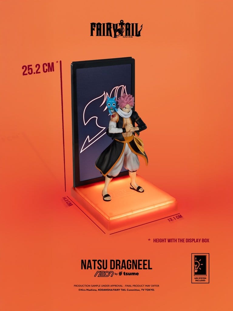 Fairy Tail Neon Figure 1/9 Natsu Dragneel 25 cm - AniMuchuu