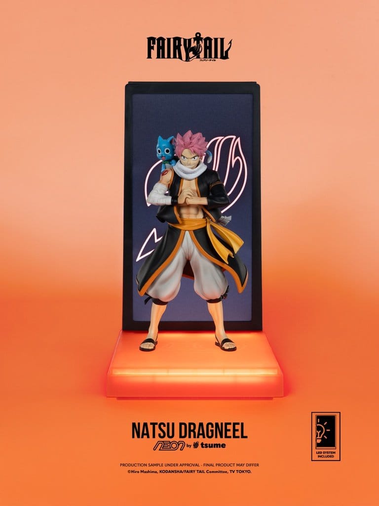 Fairy Tail Neon Figure 1/9 Natsu Dragneel 25 cm - AniMuchuu