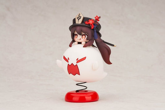 Genshin Impact PVC Statue Hu Tao Chibi Chara Yurayura Stand Ver. 10 cm - AniMuchuu