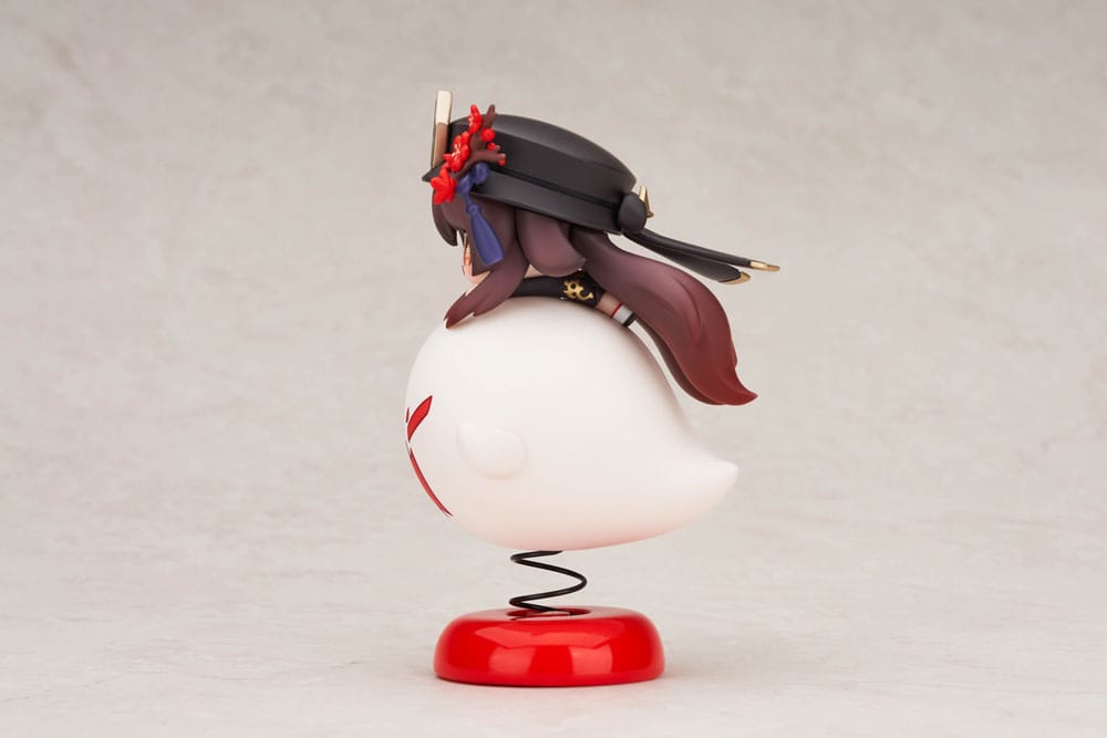 Genshin Impact PVC Statue Hu Tao Chibi Chara Yurayura Stand Ver. 10 cm - AniMuchuu