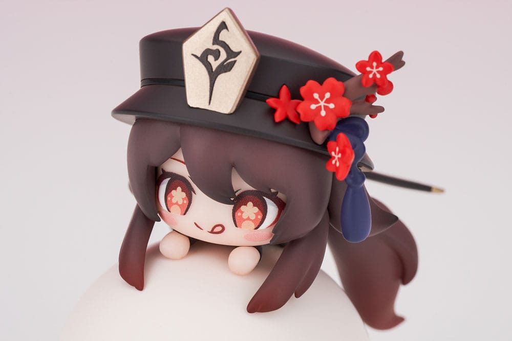 Genshin Impact PVC Statue Hu Tao Chibi Chara Yurayura Stand Ver. 10 cm - AniMuchuu