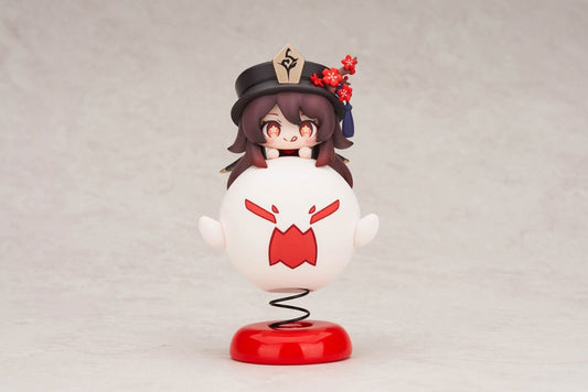Genshin Impact PVC Statue Hu Tao Chibi Chara Yurayura Stand Ver. 10 cm - AniMuchuu