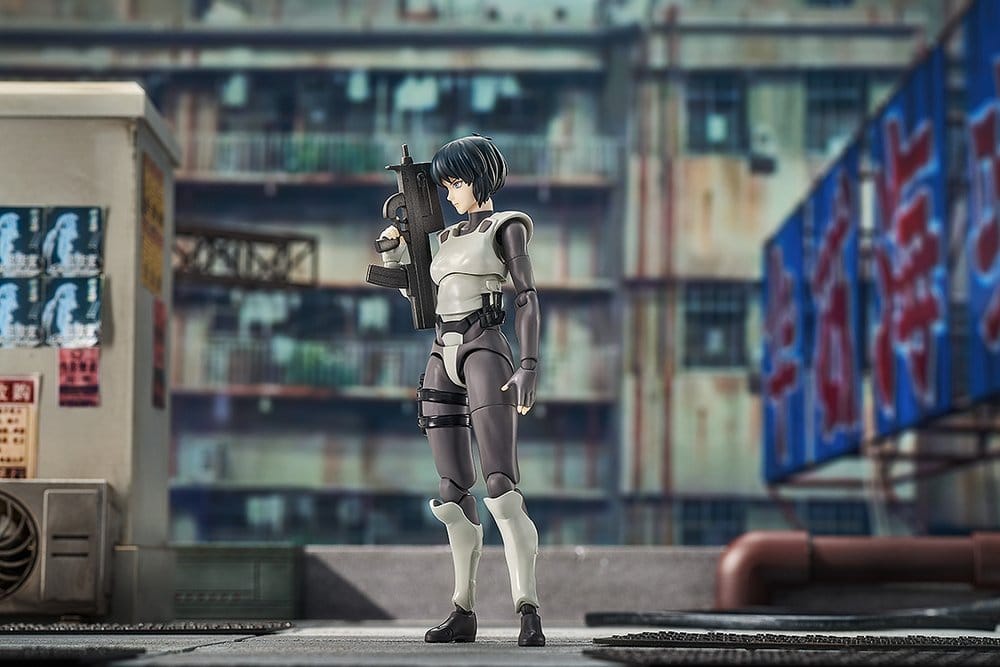 Ghost in the Shell Hyper Body Action Figure Motoko Kusanagi: Simple Armored Suit 15 cm - AniMuchuu