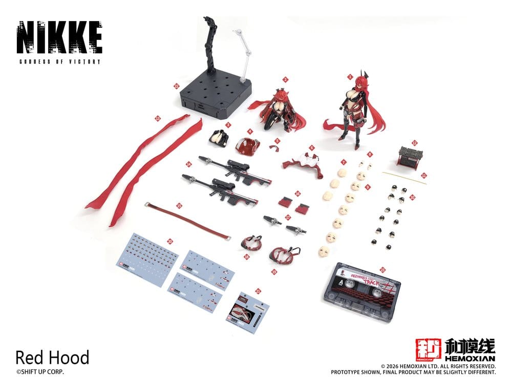 Goddess of Victory: Nikke Plastic Model Kit 1/12 Red Hood 18 cm - AniMuchuu