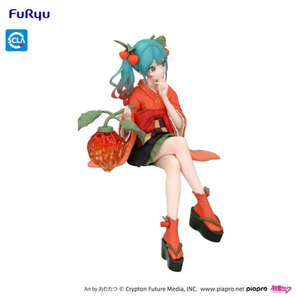 Hatsune Miku Noodle Stopper PVC Statue Flower Fairy Winter Cherry 15 cm