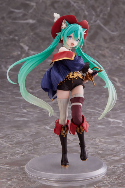 Hatsune Miku PVC Statue Hatsune Miku Wonderland Puss in Boots 18 cm - AniMuchuu