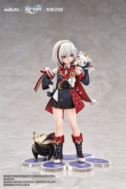 Honkai: Star Rail Rise Up Chibineko PVC Statue Topaz & Numby 18 cm