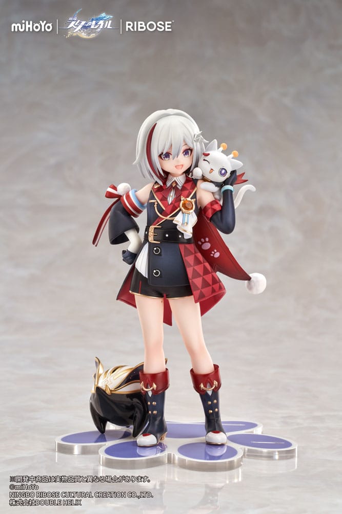 Honkai: Star Rail Rise Up Chibineko PVC Statue Topaz & Numby 18 cm