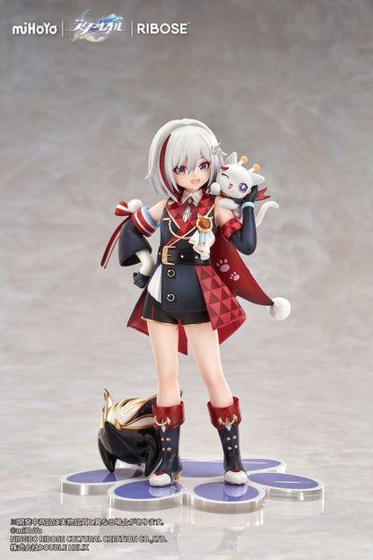 Honkai: Star Rail Rise Up Chibineko PVC Statue Topaz & Numby 18 cm