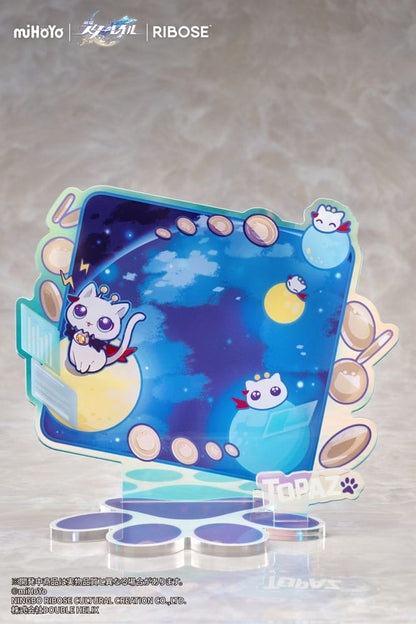 Honkai: Star Rail Rise Up Chibineko PVC Statue Topaz & Numby 18 cm