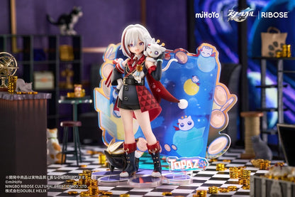 Honkai: Star Rail Rise Up Chibineko PVC Statue Topaz & Numby 18 cm