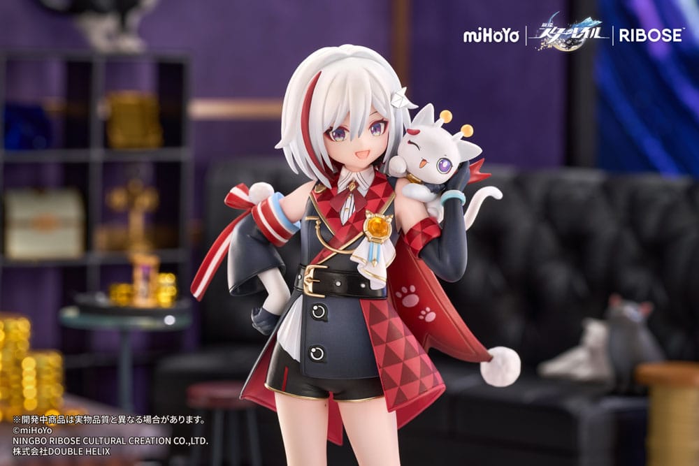 Honkai: Star Rail Rise Up Chibineko PVC Statue Topaz & Numby 18 cm