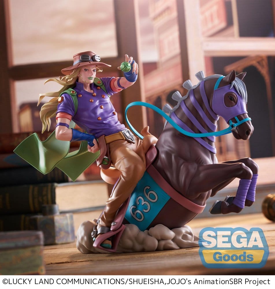 JoJo's Bizarre Adventure XrossLinkMAX PVC Figure Gyro Zeppeli 18 cm - AniMuchuu